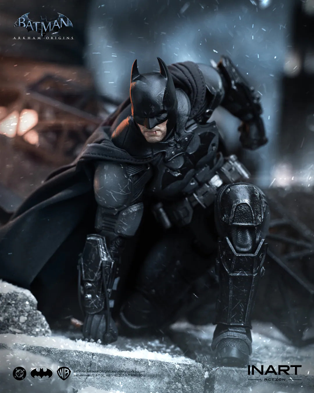 Batman Arkham Origins (Battle Damaged) InArt Action Series
