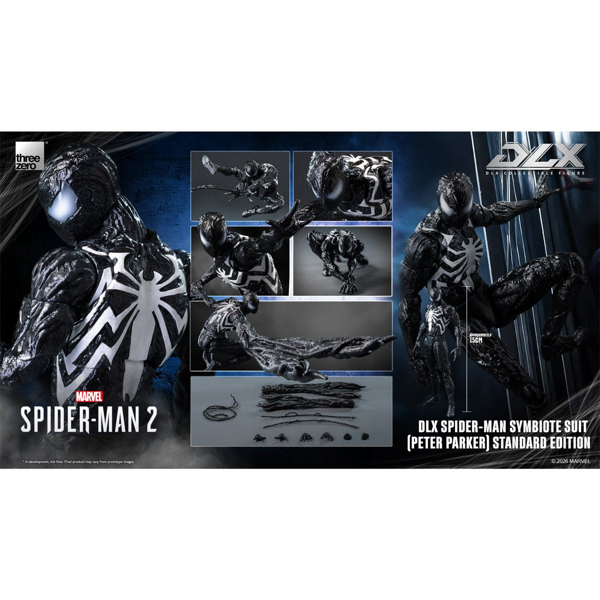 Spider-Man Traje Simbionte Threezero DLX 1/12